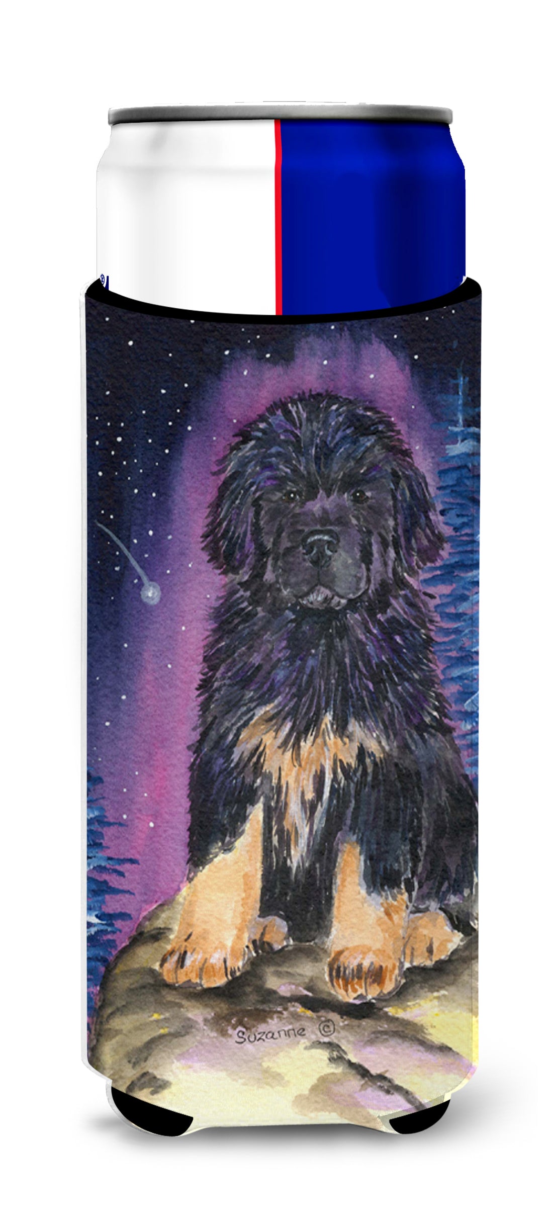 Starry Night Tibetan Mastiff Ultra Beverage Insulators for slim cans SS8440MUK.