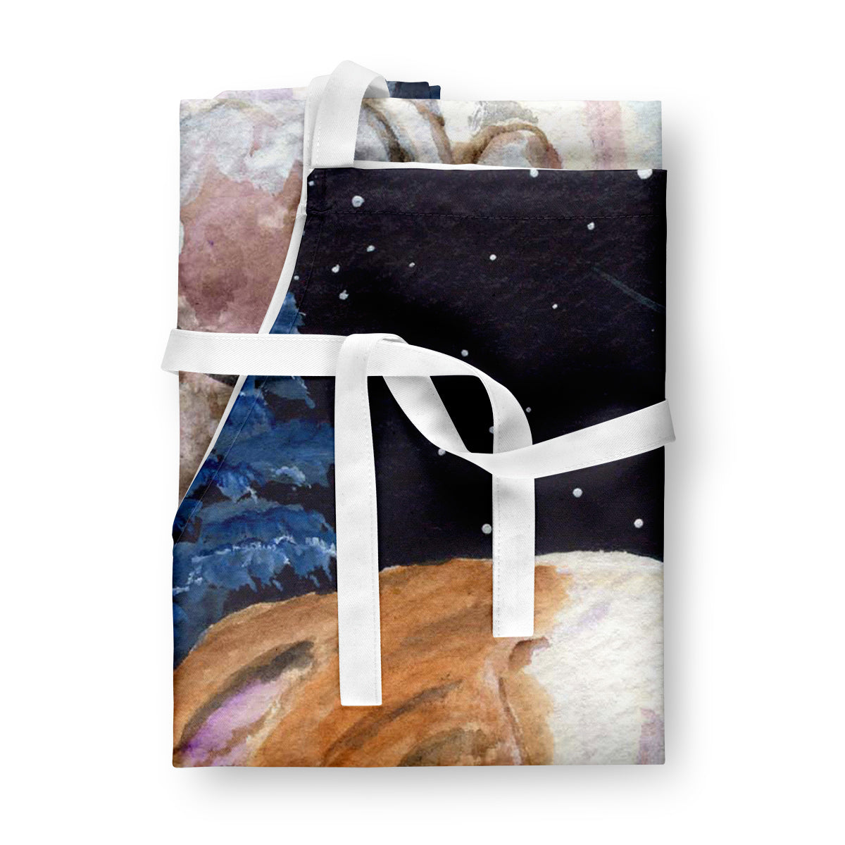 Starry Night English Bulldog Apron - the-store.com