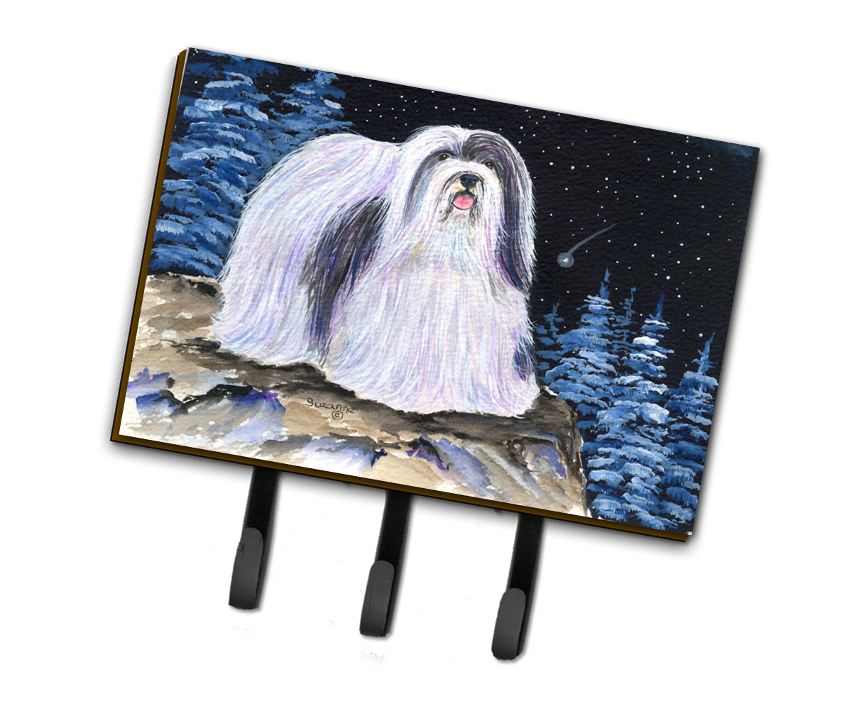 Starry Night Havanese Leash Holder or Key Hook  the-store.com.