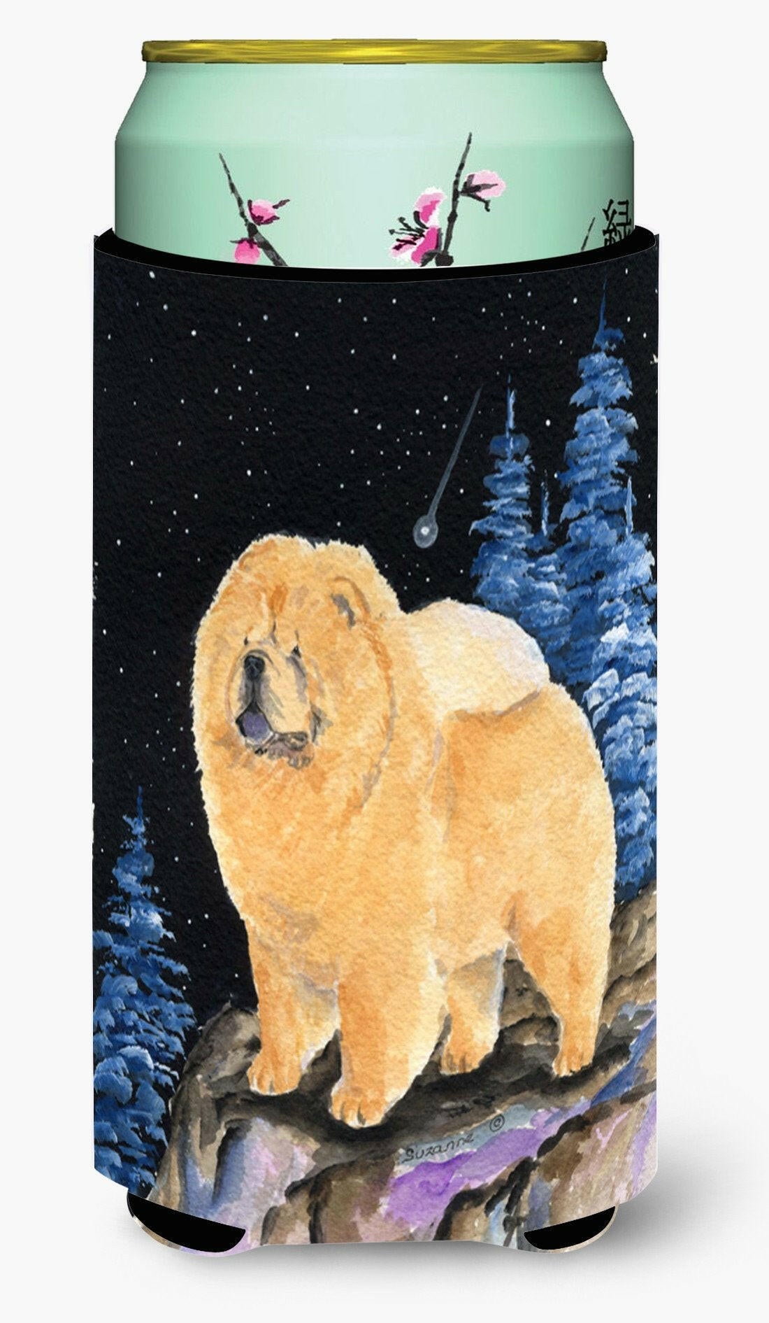 Starry Night Chow Chow  Tall Boy Beverage Insulator Beverage Insulator Hugger by Caroline's Treasures