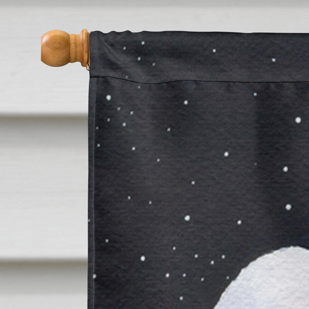 Starry Night Bedlington Terrier Flag Canvas House Size  the-store.com.