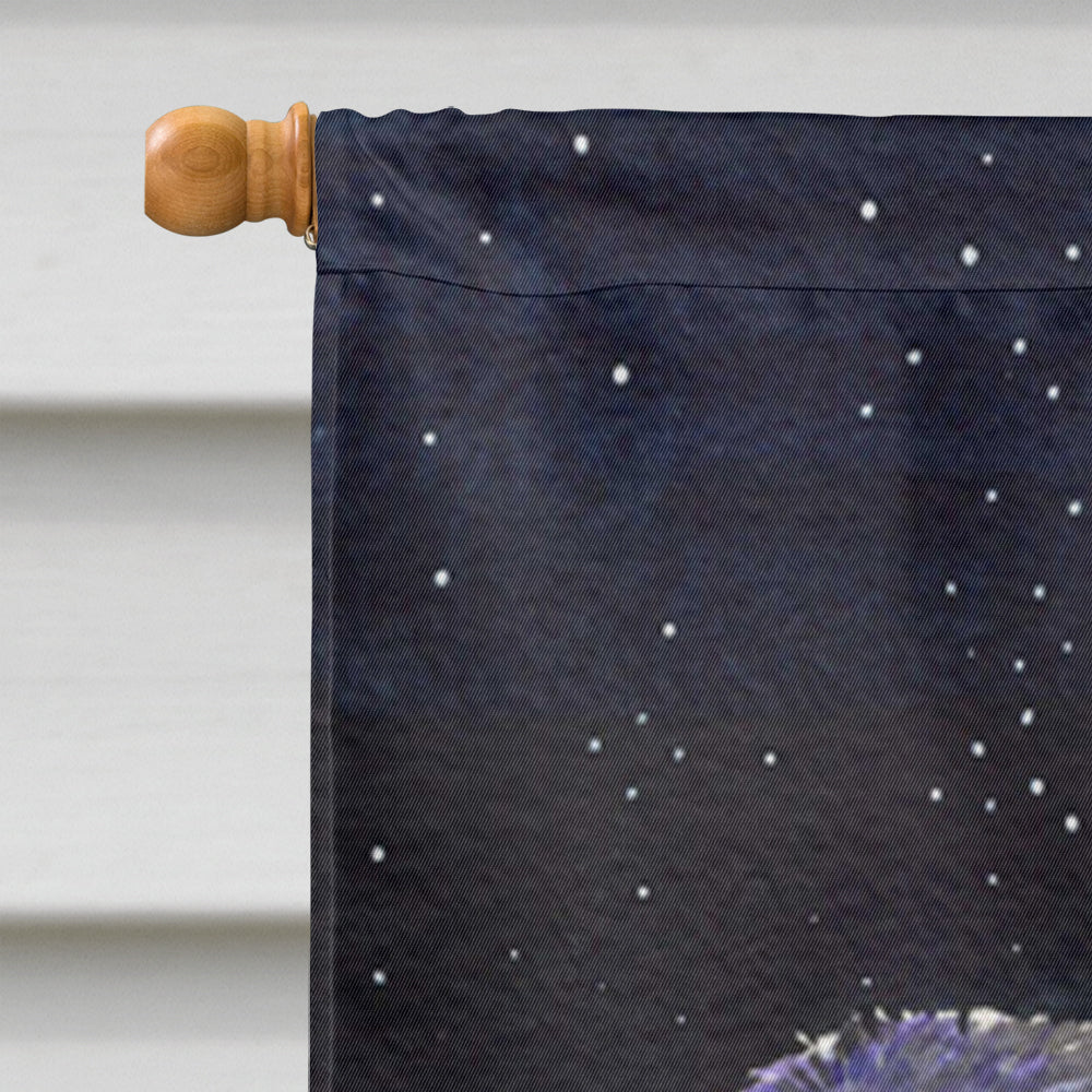Starry Night Chow Chow Flag Canvas House Size  the-store.com.