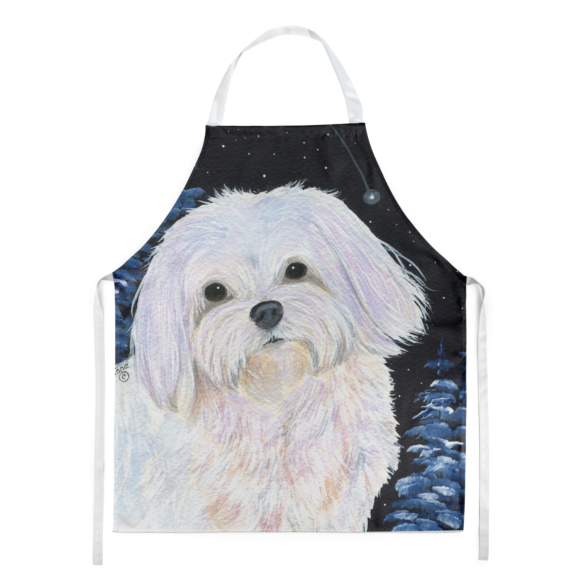 Starry Night Maltese Apron - the-store.com