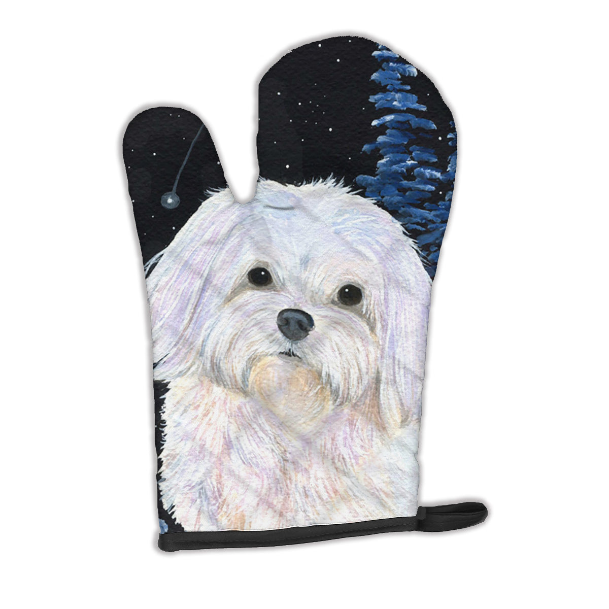 Starry Night Maltese Oven Mitt SS8460OVMT  the-store.com.