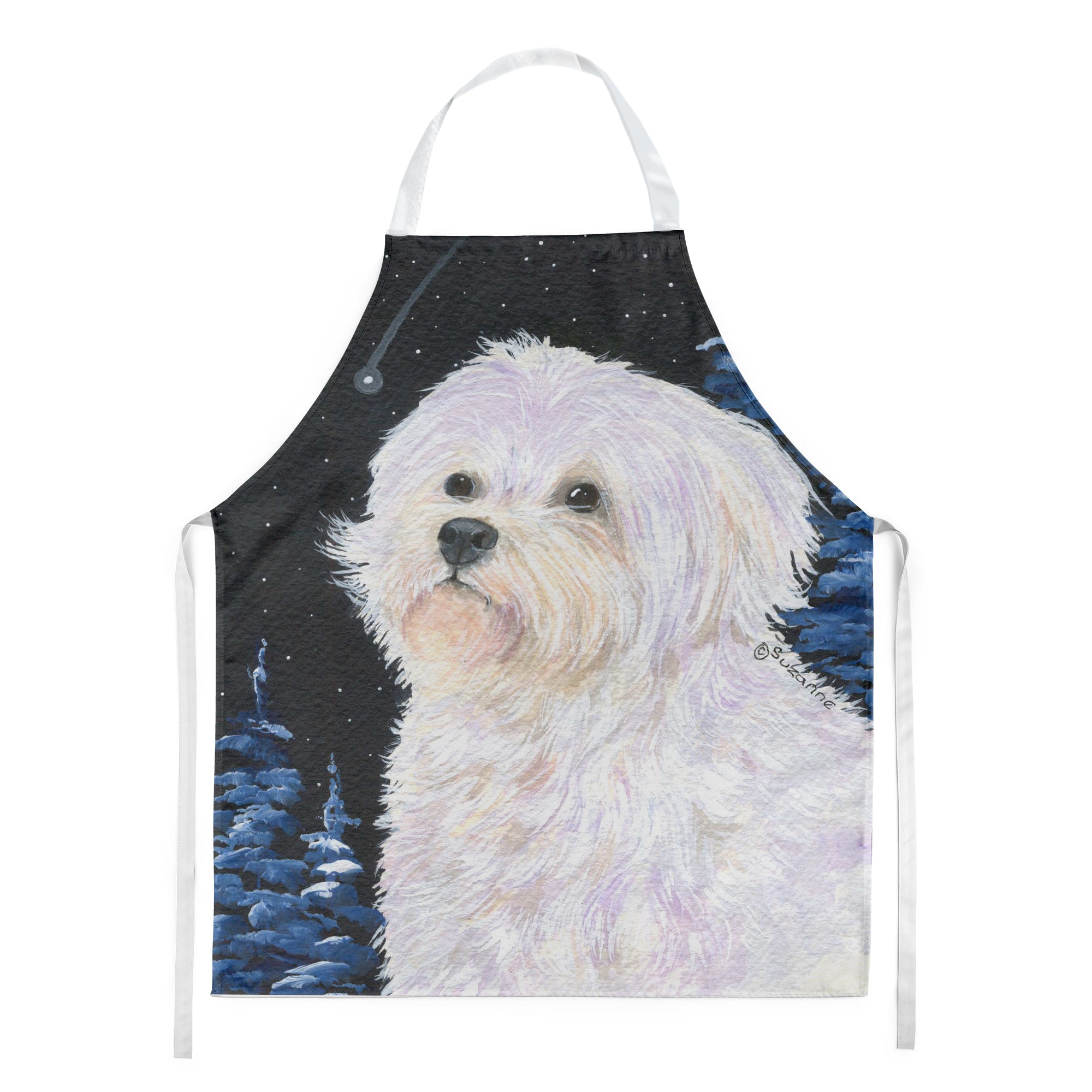 Starry Night Maltese Apron - the-store.com