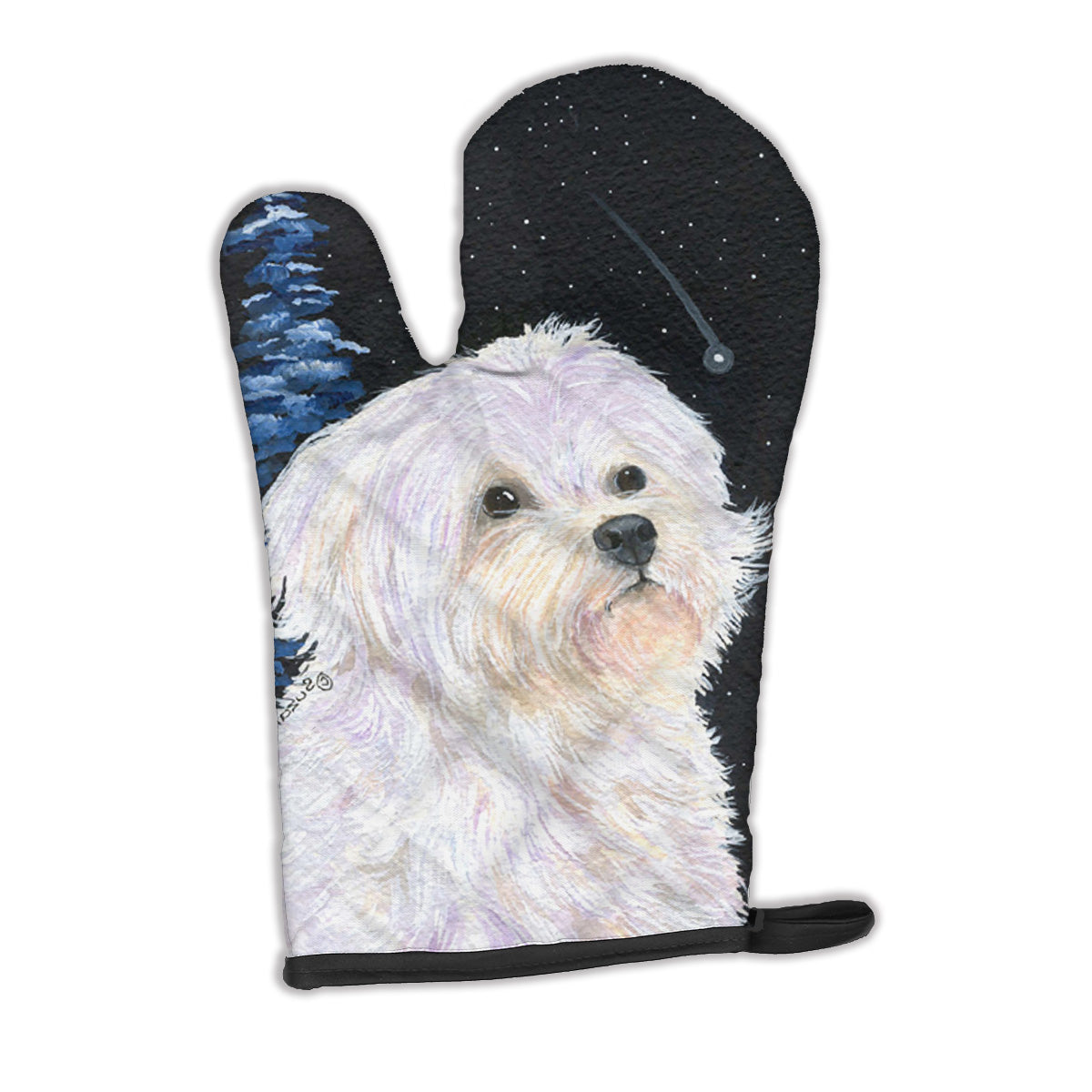 Starry Night Maltese Oven Mitt SS8461OVMT  the-store.com.