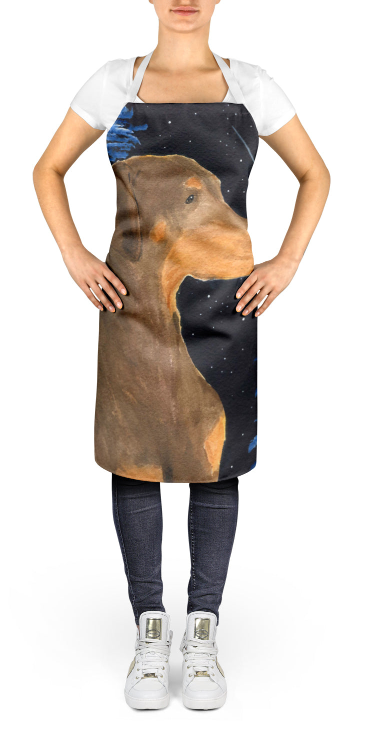 Starry Night Doberman Apron - the-store.com