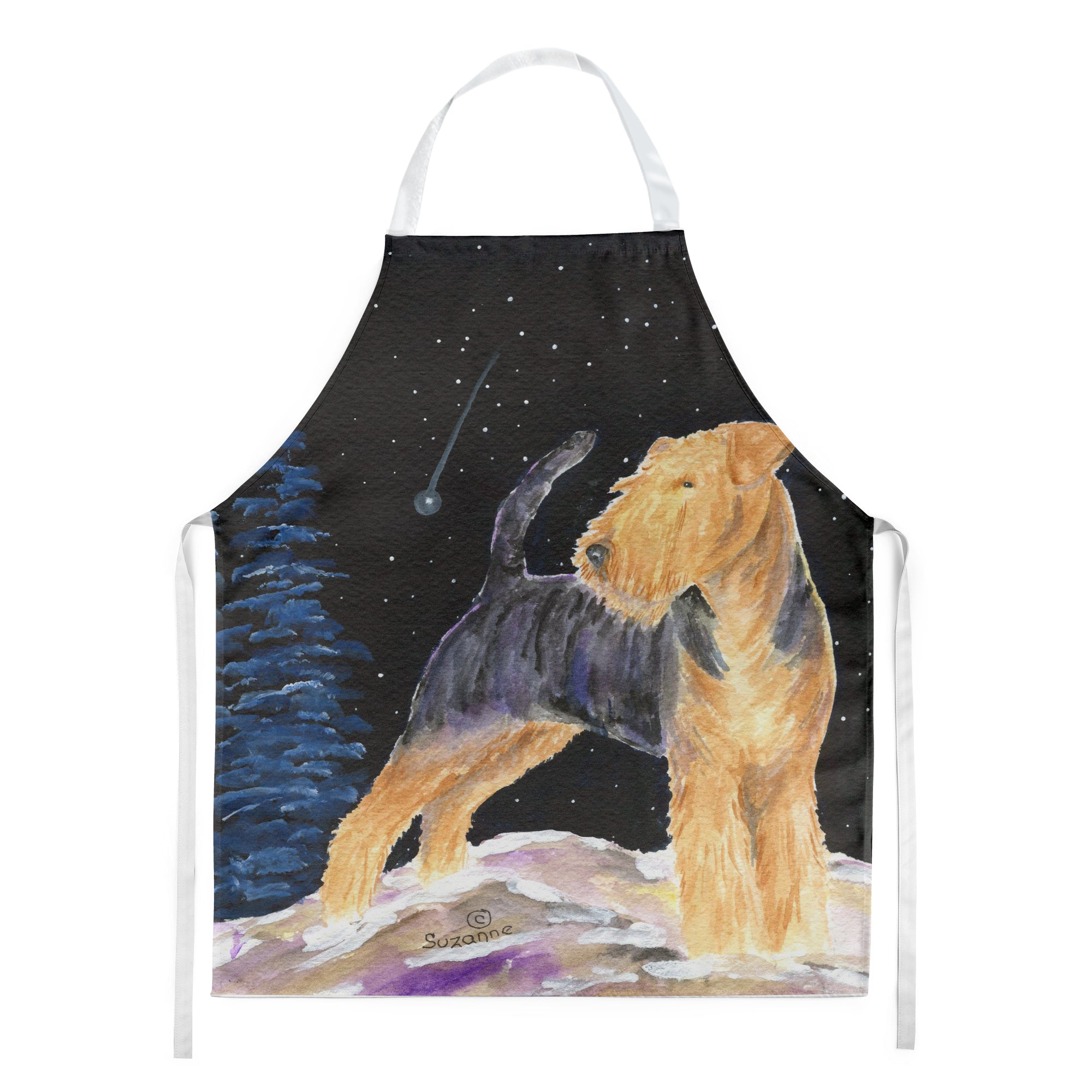 Starry Night Welsh Terrier Apron - the-store.com