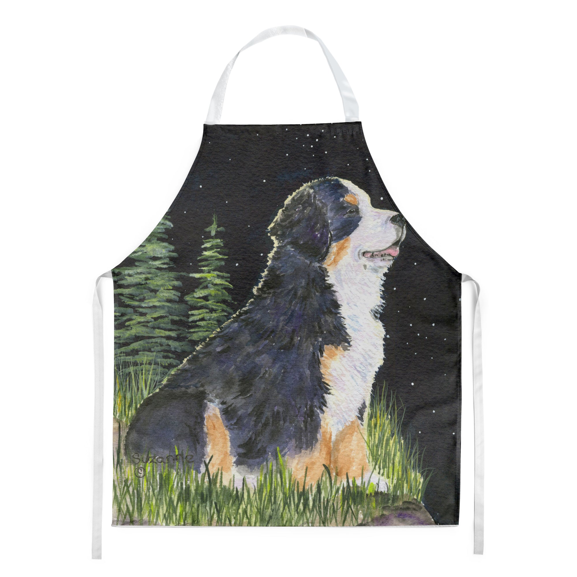 Starry Night Bernese Mountain Dog Apron - the-store.com