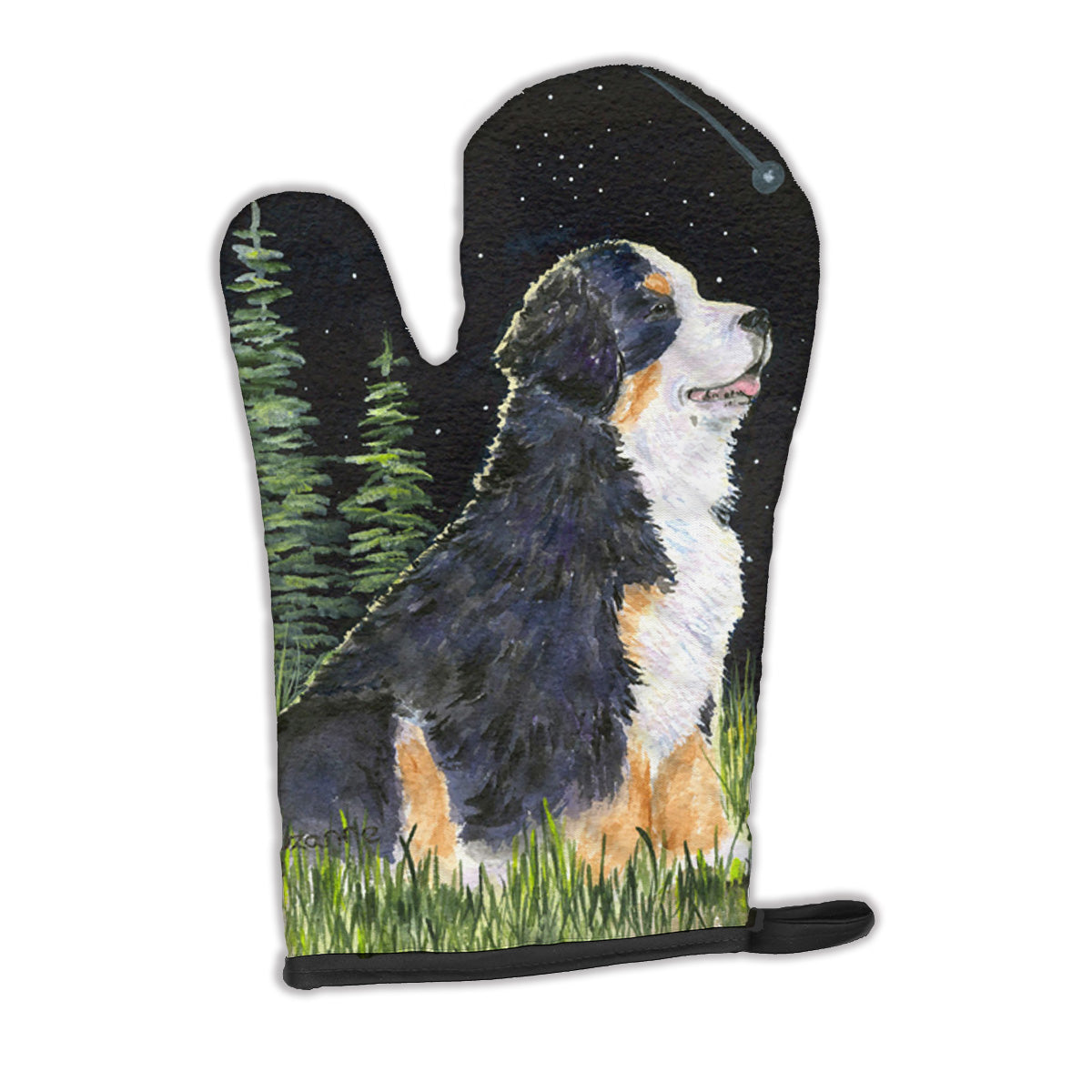 Starry Night Bernese Mountain Dog Oven Mitt SS8468OVMT  the-store.com.