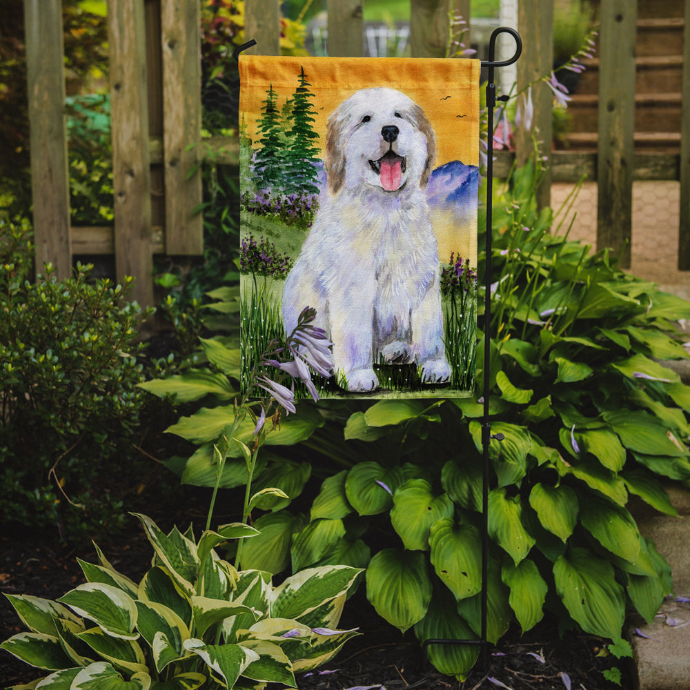 Great Pyrenees Flag Garden Size.