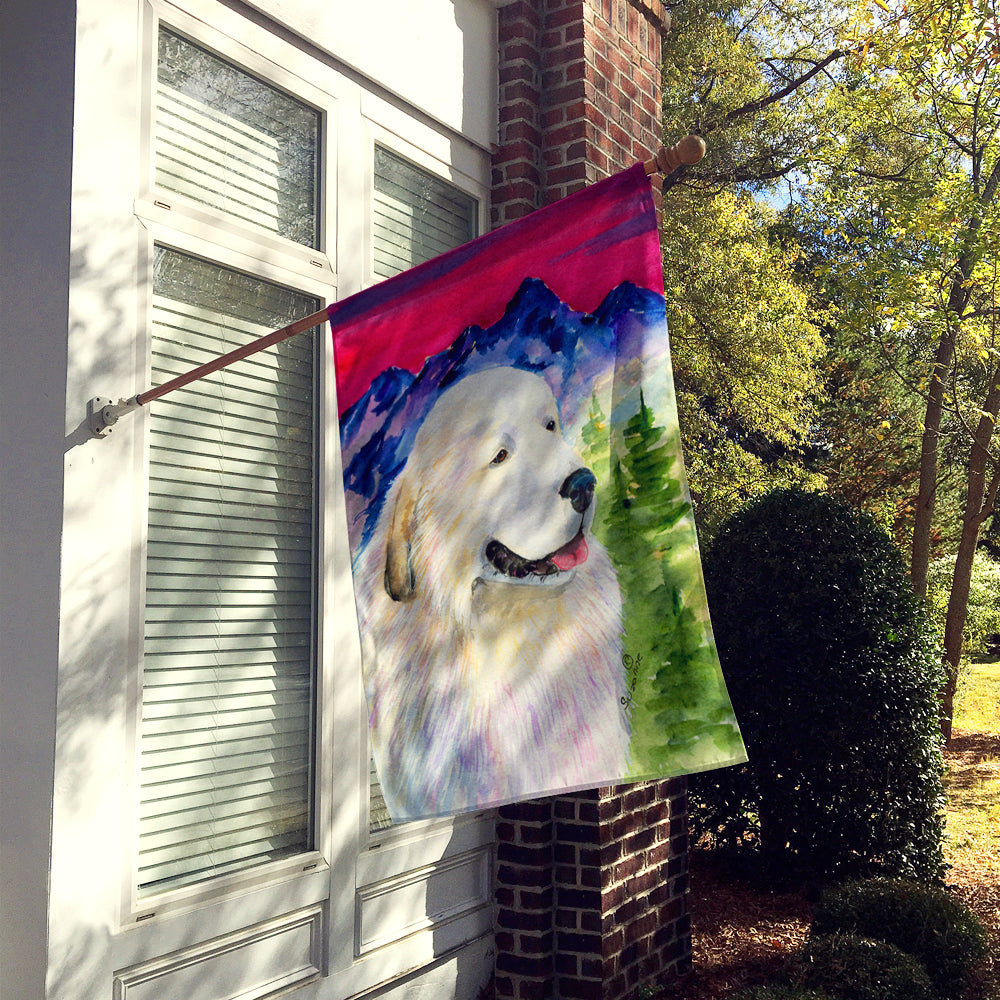 Great Pyrenees Flag Canvas House Size  the-store.com.