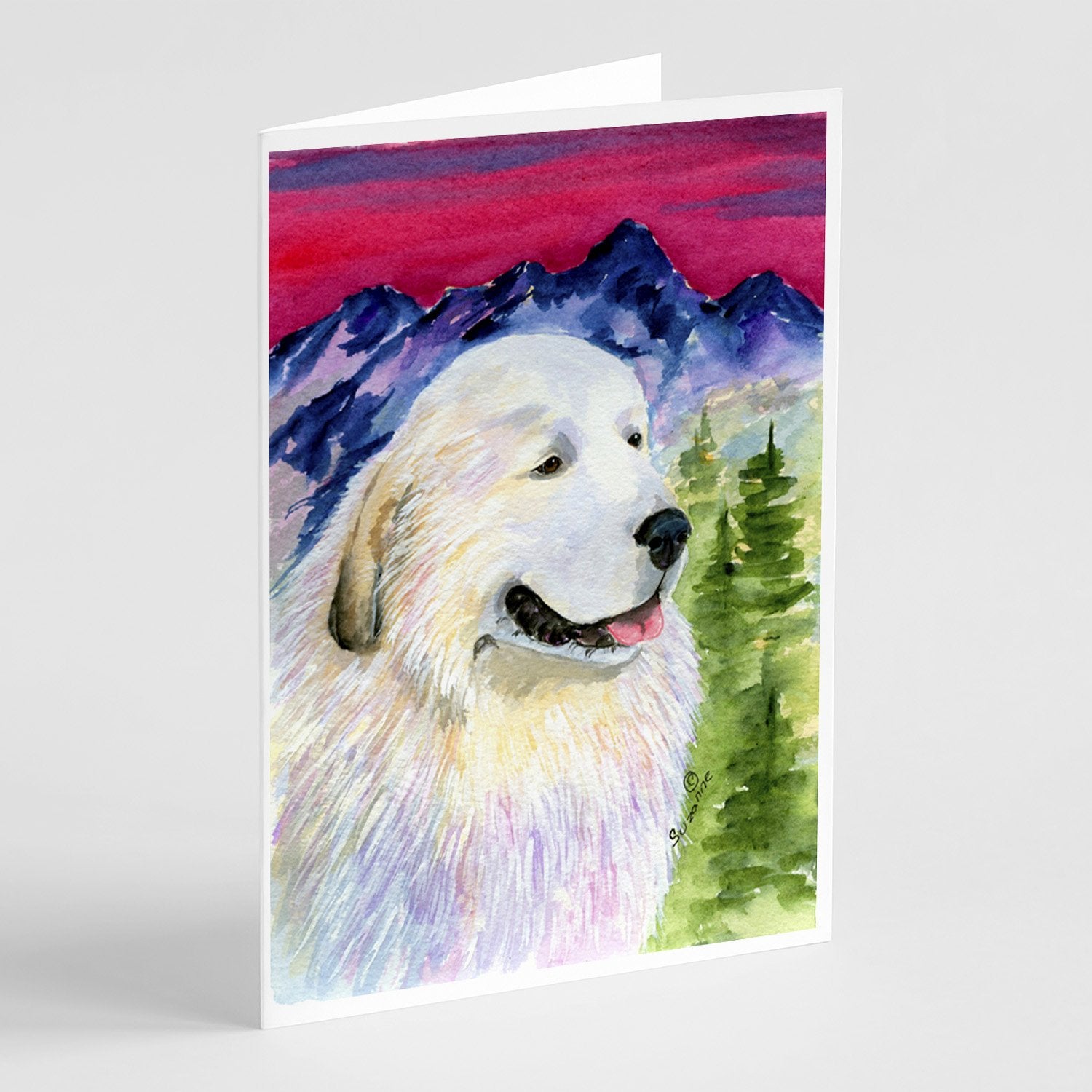 Buy this Great Pyrenees Greeting Cards and Envelopes Pack of 8