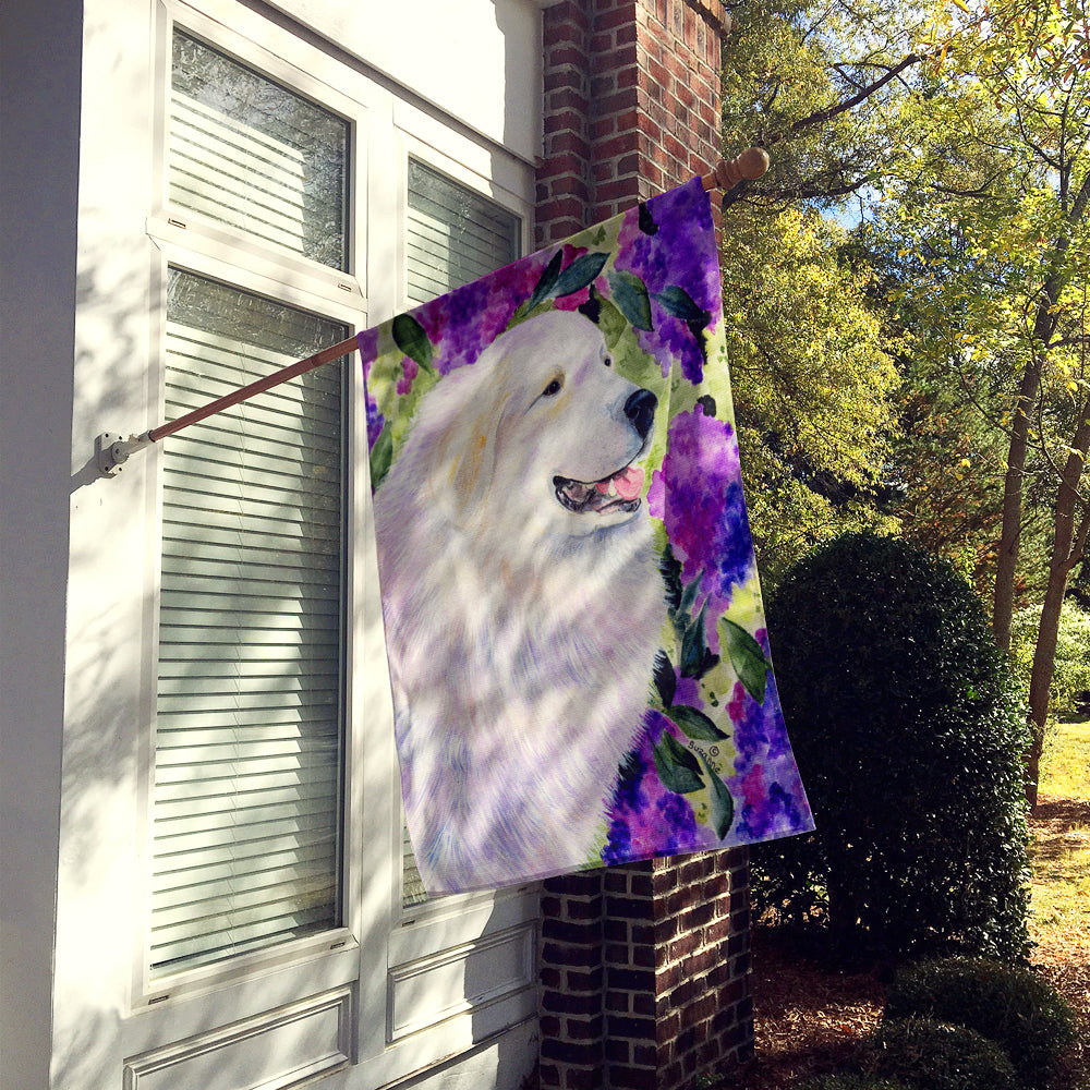 Great Pyrenees Flag Canvas House Size  the-store.com.