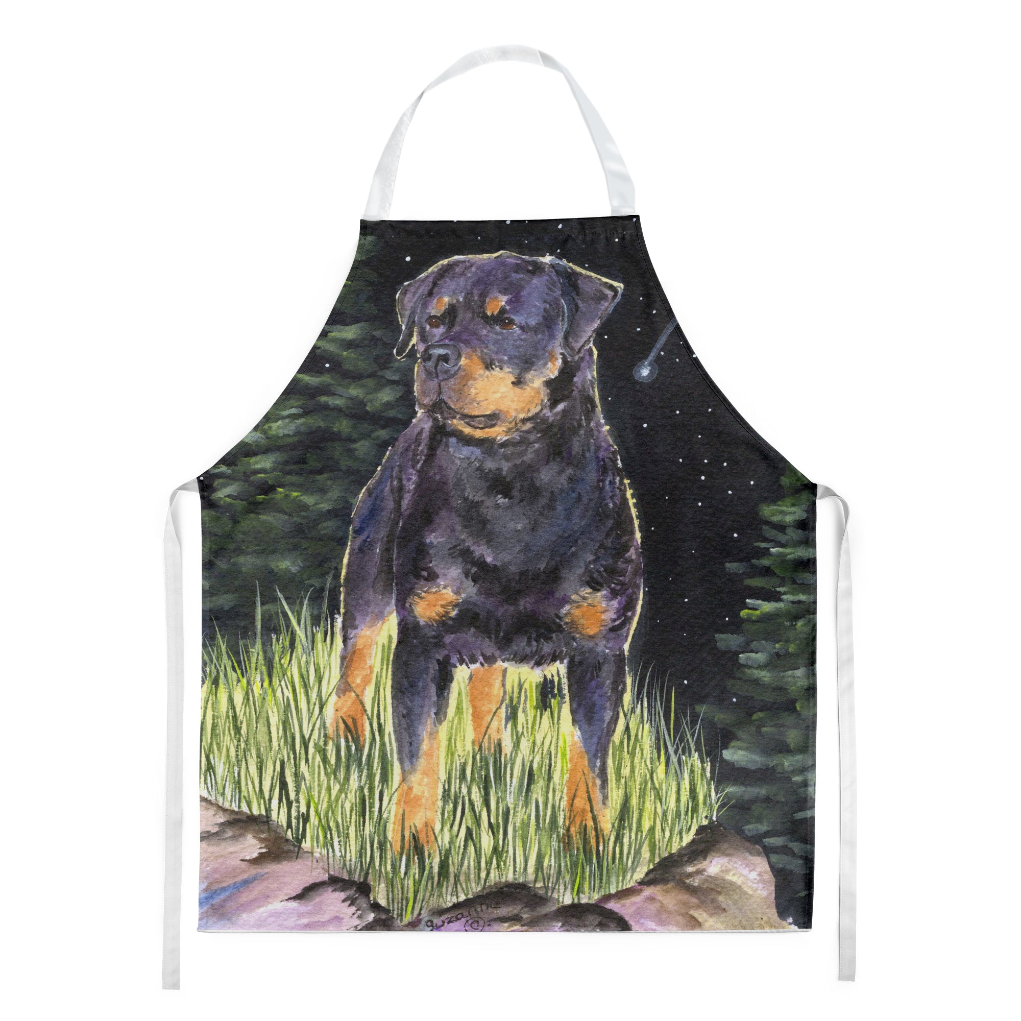 Starry Night Rottweiler Apron - the-store.com