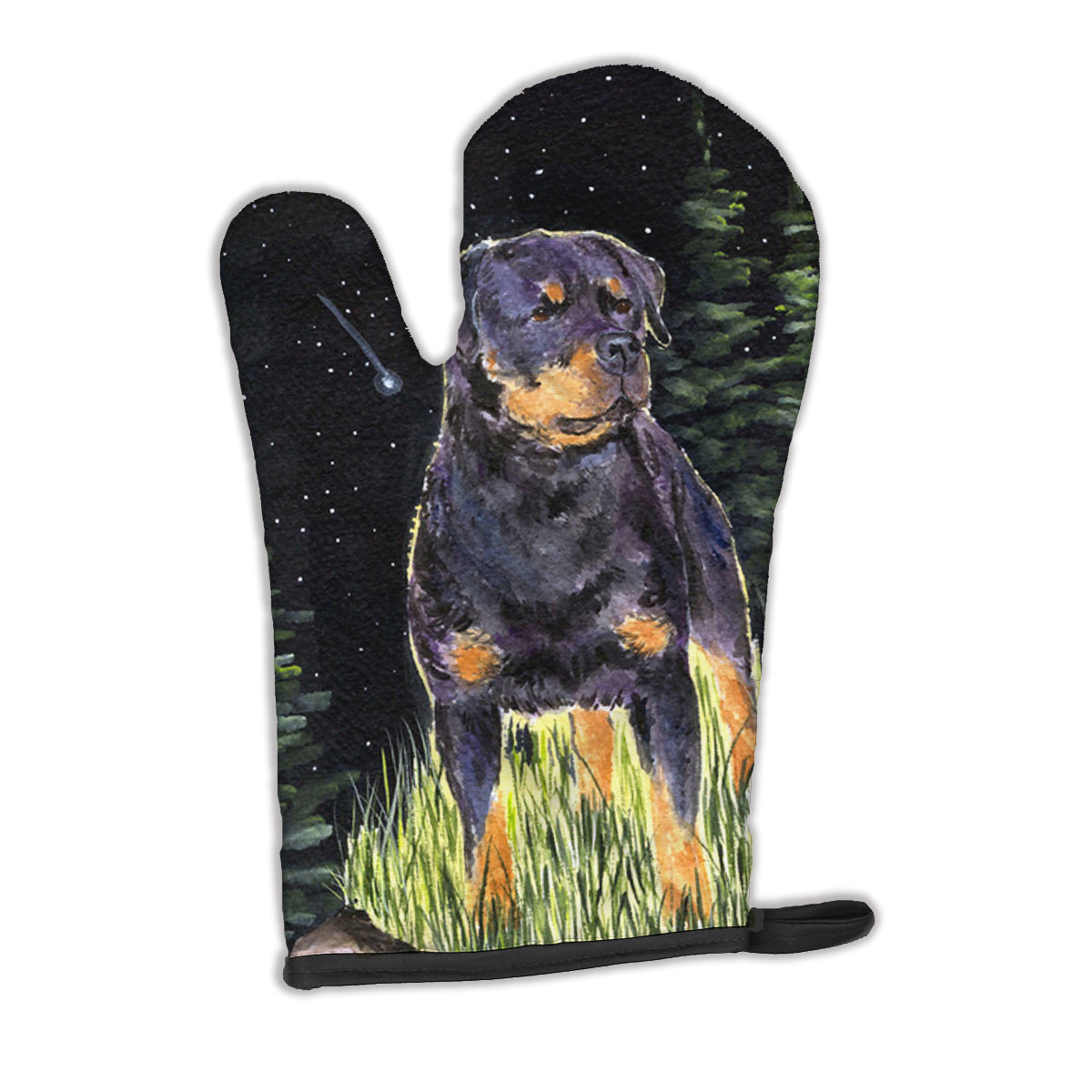 Starry Night Rottweiler Oven Mitt SS8475OVMT  the-store.com.