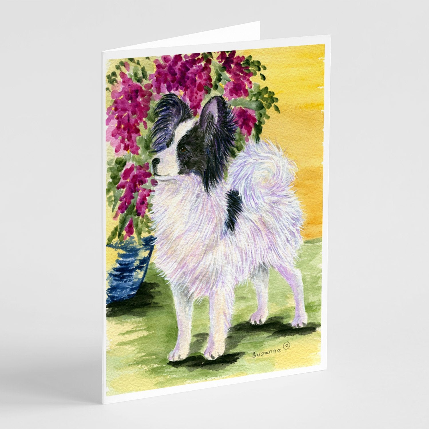 Buy this Papillon Greeting Cards and Envelopes Pack of 8