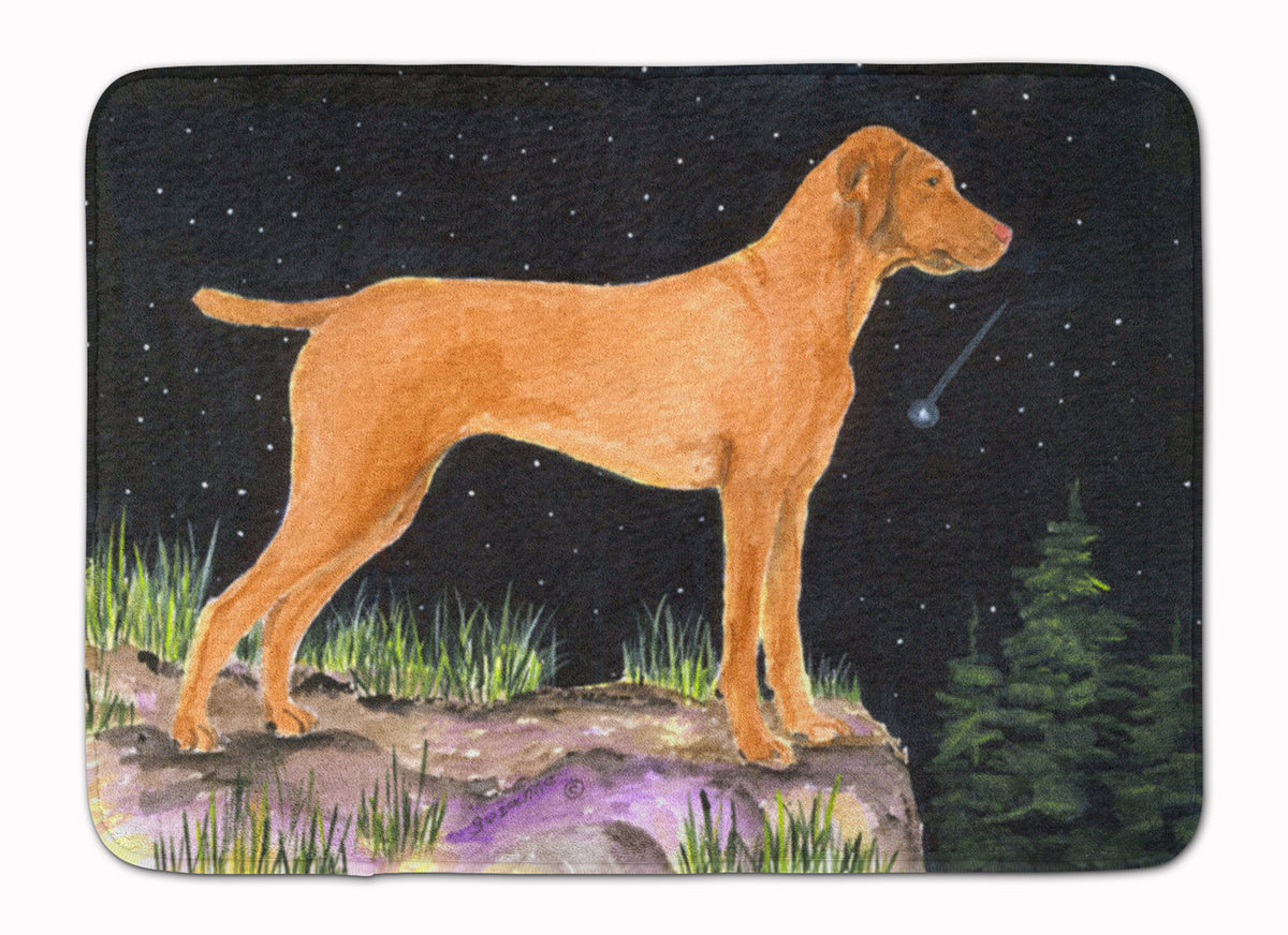 Starry Night Vizsla Machine Washable Memory Foam Mat SS8478RUG - the-store.com