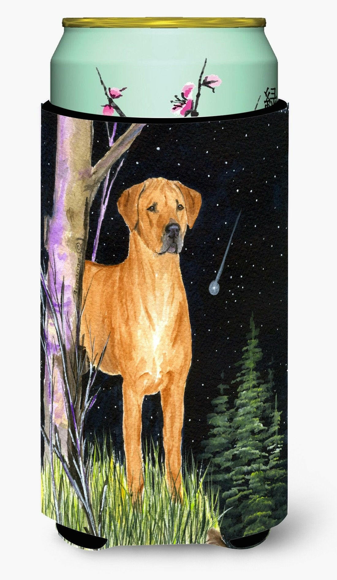 Starry Night Rhodesian Ridgeback  Tall Boy Beverage Insulator Beverage Insulator Hugger by Caroline&#39;s Treasures