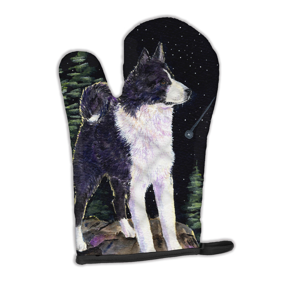 Starry Night Karelian Bear Dog Oven Mitt SS8483OVMT  the-store.com.