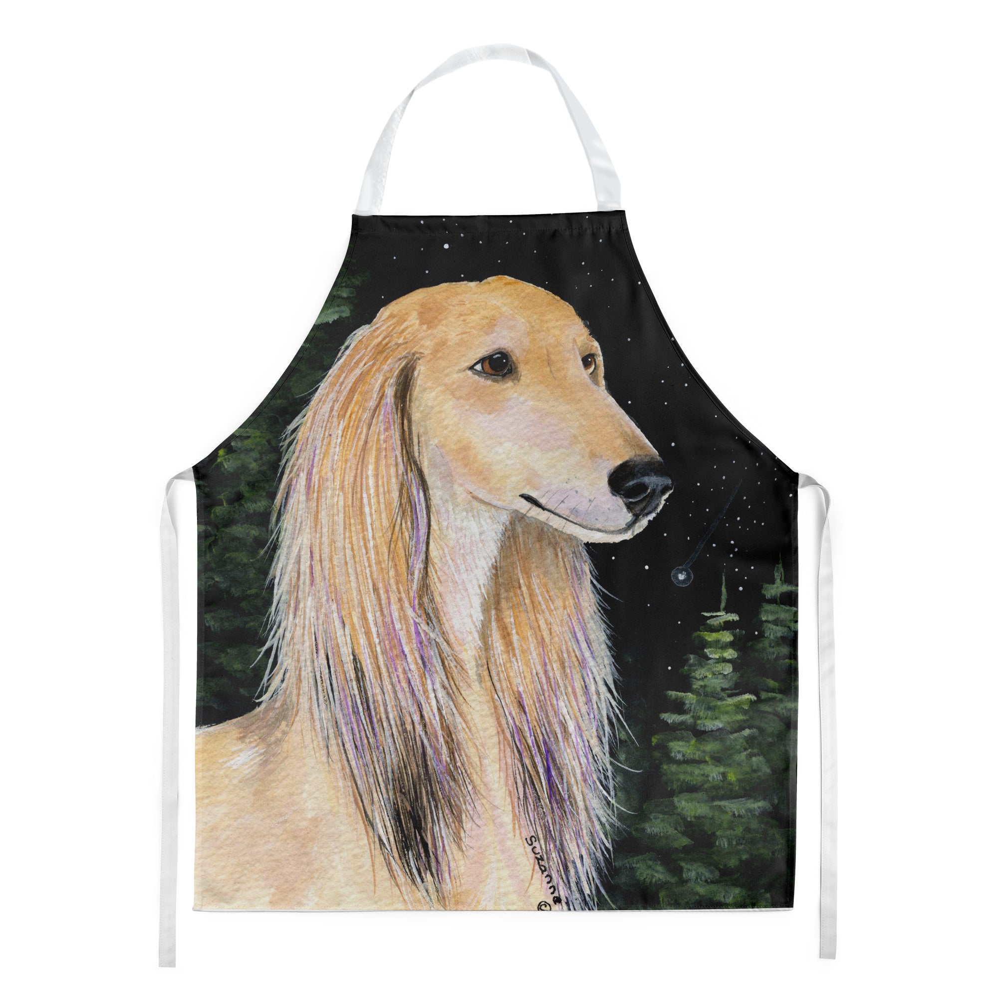 Starry Night Saluki Apron - the-store.com