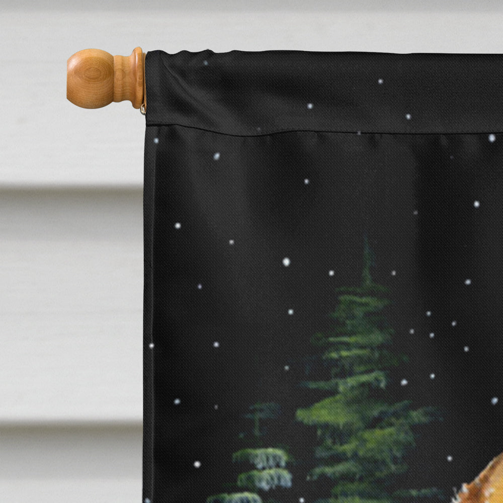 Starry Night Chow Chow Flag Canvas House Size  the-store.com.