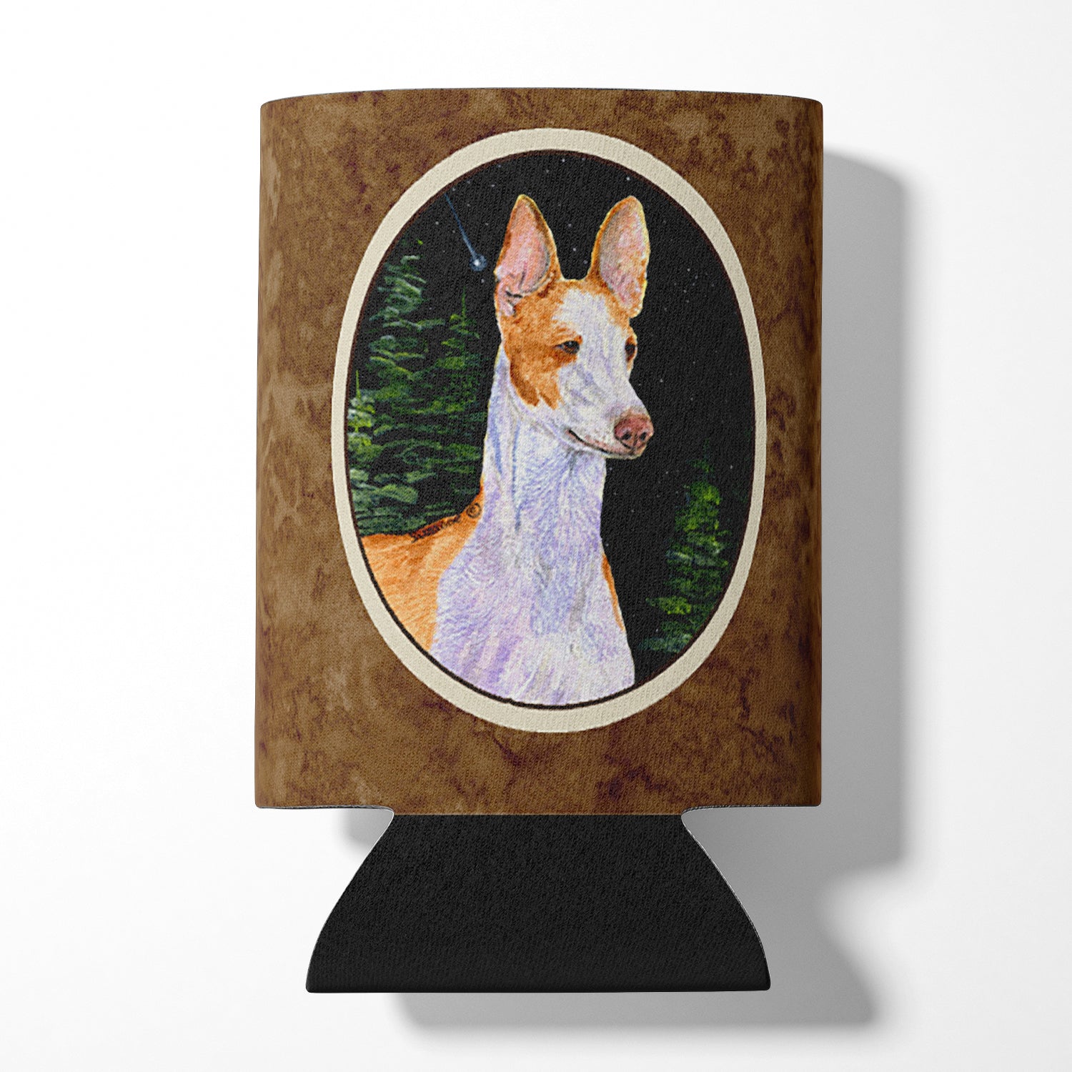 Starry Night Ibizan Hound Can or Bottle Beverage Insulator Hugger.