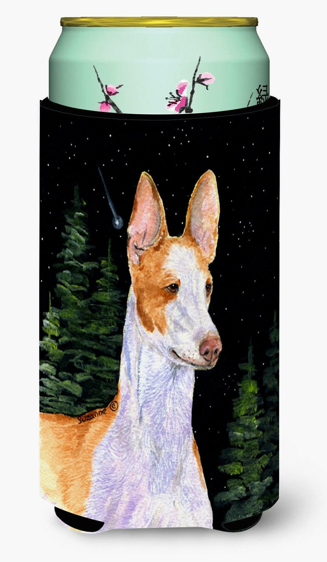 Starry Night Ibizan Hound  Tall Boy Beverage Insulator Beverage Insulator Hugger by Caroline's Treasures