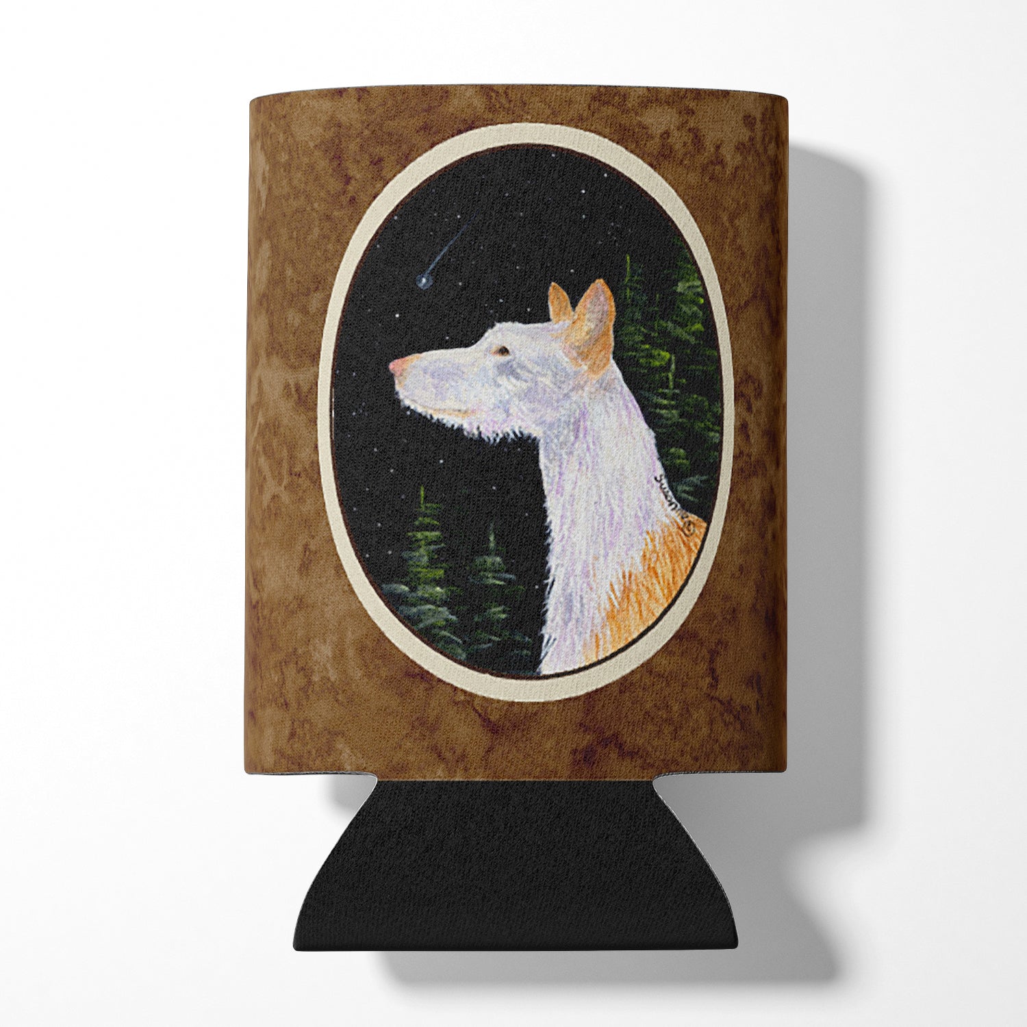 Starry Night Ibizan Hound Can or Bottle Beverage Insulator Hugger.