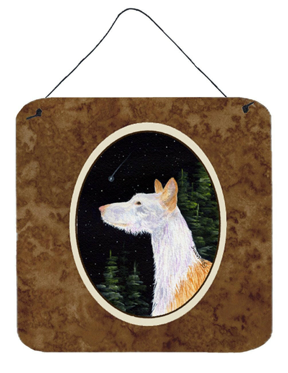 Starry Night Ibizan Hound Aluminium Metal Wall or Door Hanging Prints by Caroline's Treasures