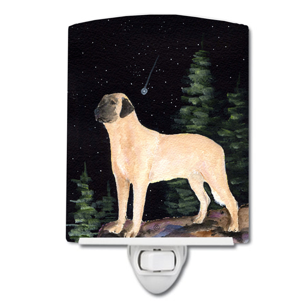 Starry Night Anatolian Shepherd Ceramic Night Light SS8505CNL - the-store.com