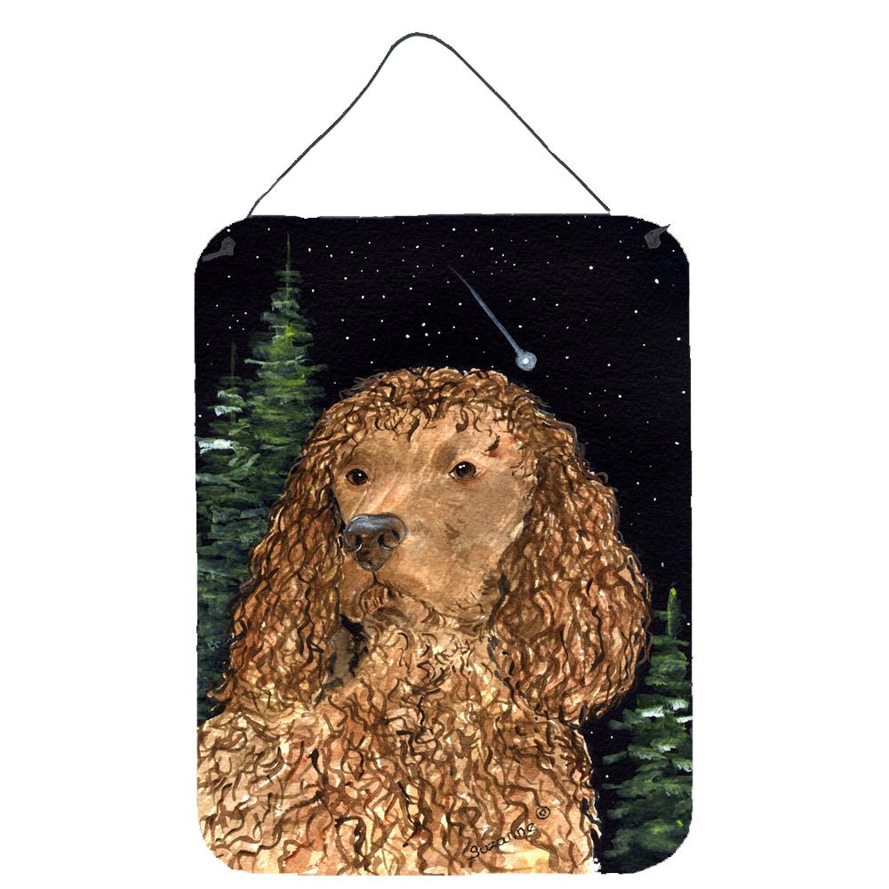 American Water Spaniel Aluminium Metal Wall or Door Hanging Prints by Caroline's Treasures