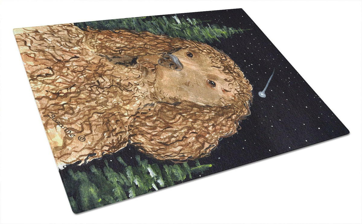 American Water Spaniel Glass Cutting Board Large by Caroline&#39;s Treasures