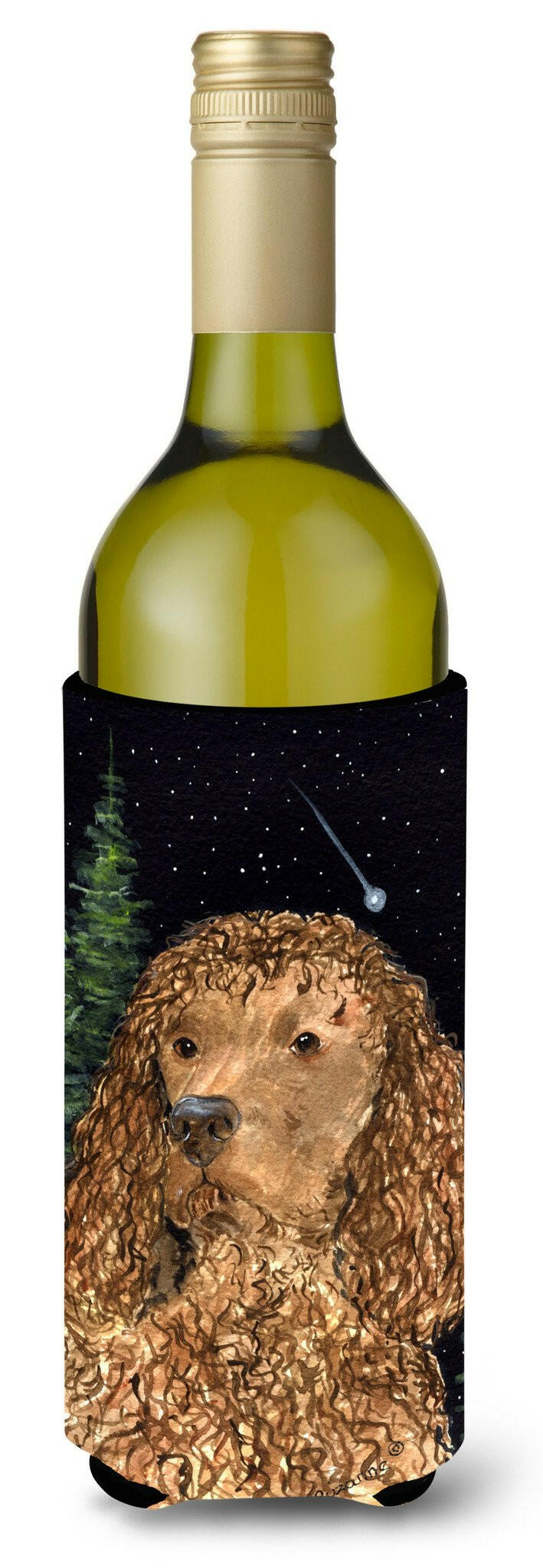 American Water Spaniel Wine Bottle Beverage Insulator Beverage Insulator Hugger SS8510LITERK by Caroline&#39;s Treasures