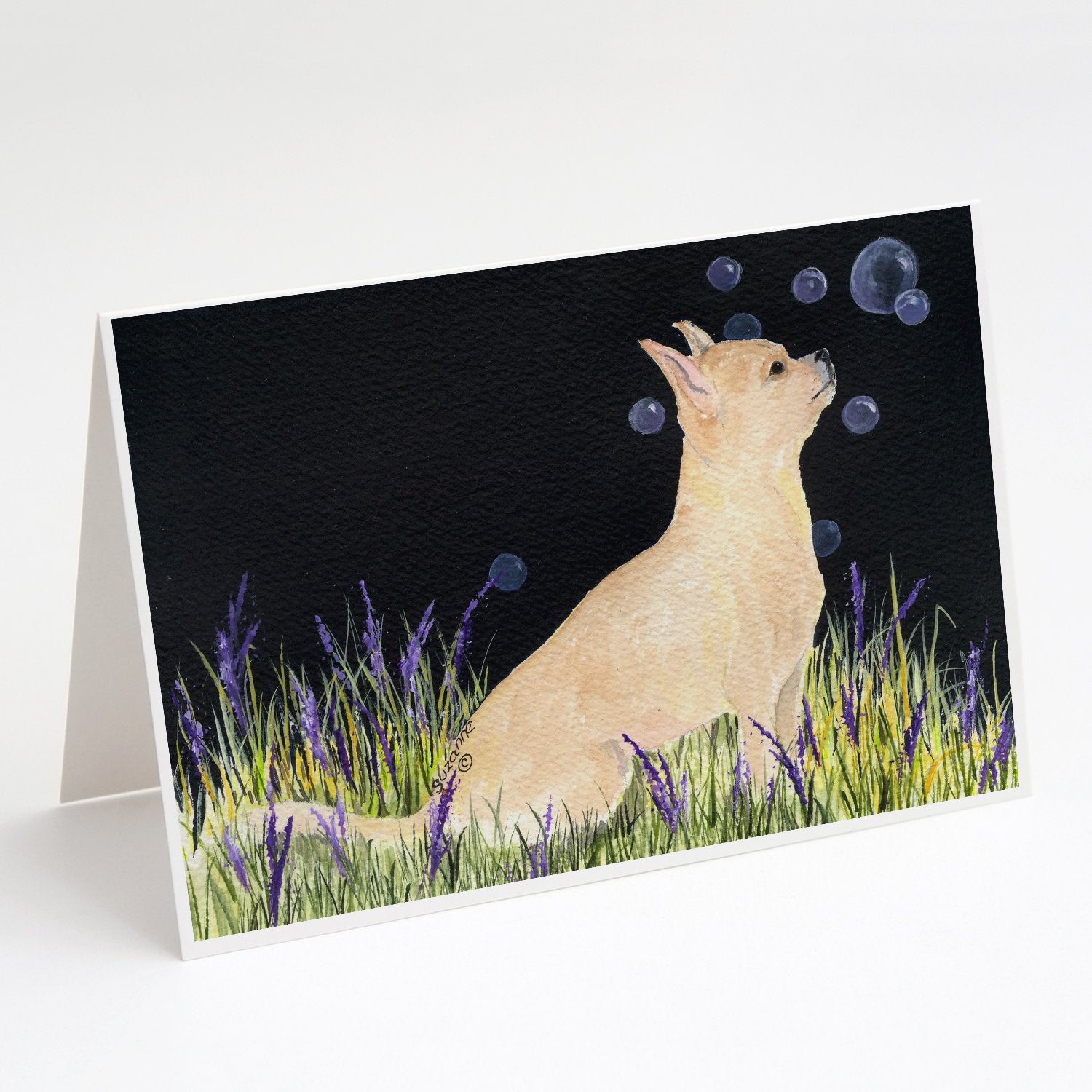 Buy this Starry Night Chihuahua Greeting Cards and Envelopes Pack of 8