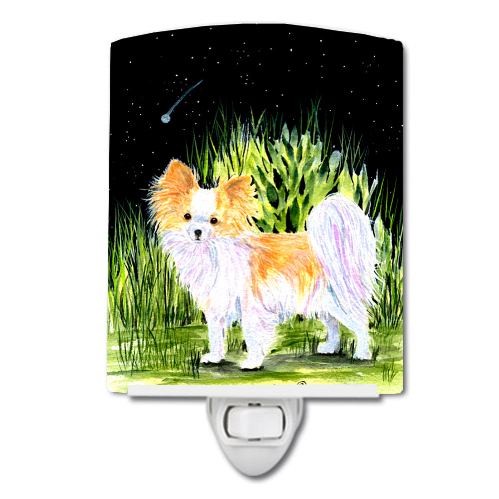 Starry Night Chihuahua Ceramic Night Light SS8516CNL - the-store.com