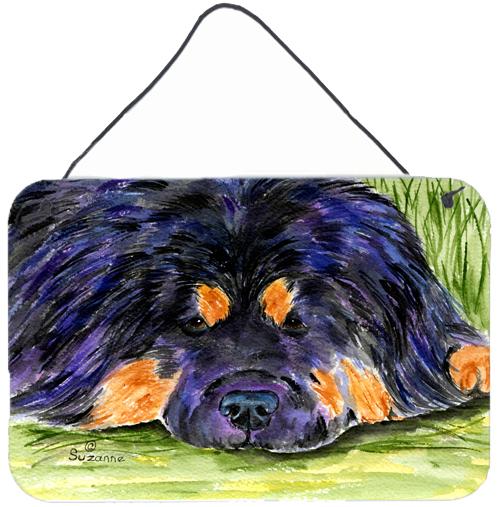 Tibetan Mastiff Indoor Aluminium Metal Wall or Door Hanging Prints by Caroline&#39;s Treasures