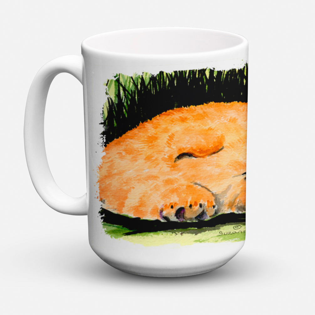 Chow Chow Dishwasher Safe Microwavable Ceramic Coffee Mug 15 ounce SS8525CM15  the-store.com.