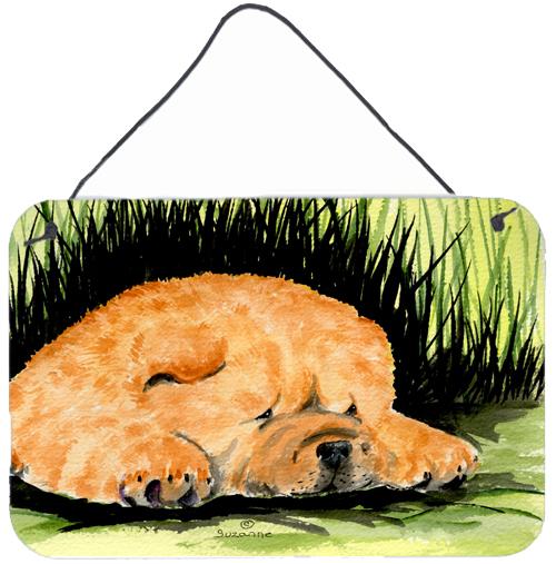 Chow Chow Indoor Aluminium Metal Wall or Door Hanging Prints by Caroline's Treasures