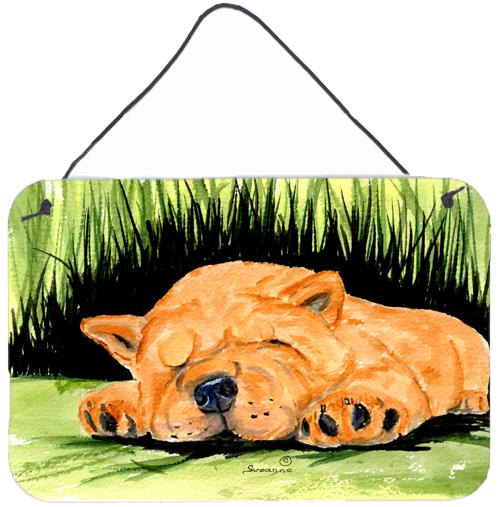 Chow Chow Indoor Aluminium Metal Wall or Door Hanging Prints by Caroline's Treasures