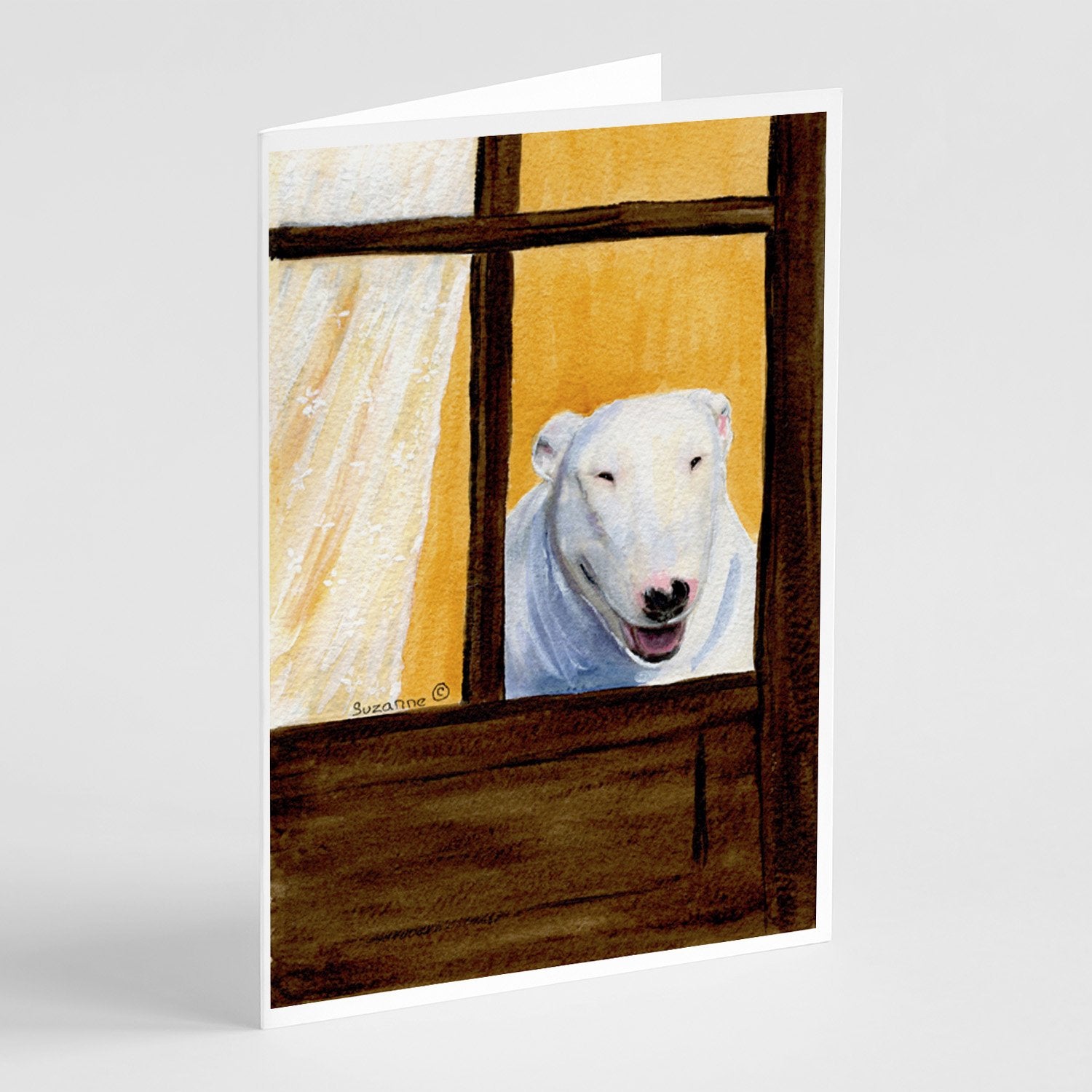 Buy this Bull Terrier Greeting Cards and Envelopes Pack of 8