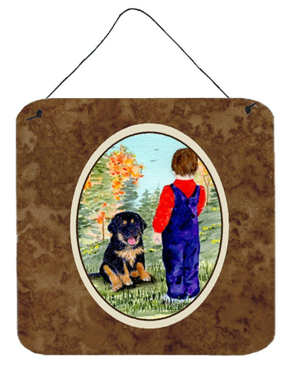 Tibetan Mastiff Aluminium Metal Wall or Door Hanging Prints by Caroline's Treasures