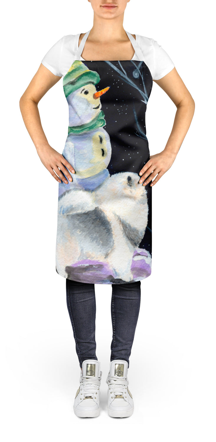 Snowman with Keeshond Apron - the-store.com