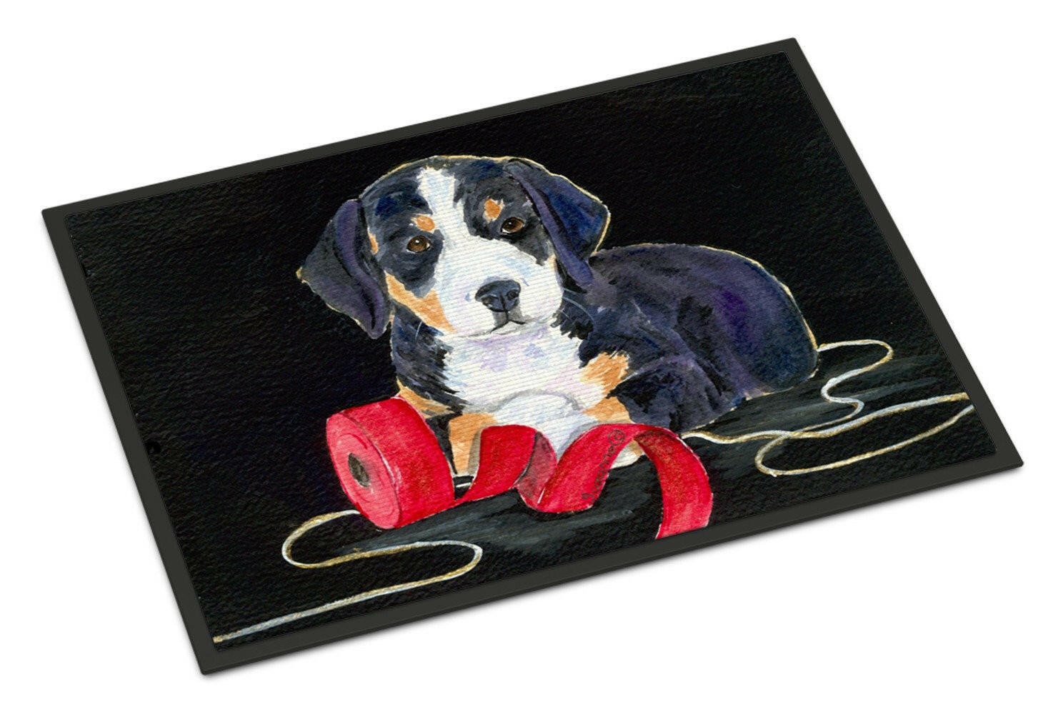 Entlebucher Mountain Dog Indoor or Outdoor Mat 24x36 Doormat - the-store.com