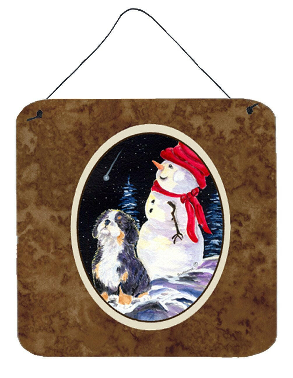 Bernese Mountain Dog Aluminium Metal Wall or Door Hanging Prints by Caroline's Treasures