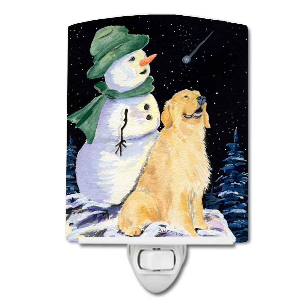 Golden Retriever Ceramic Night Light SS8577CNL - the-store.com