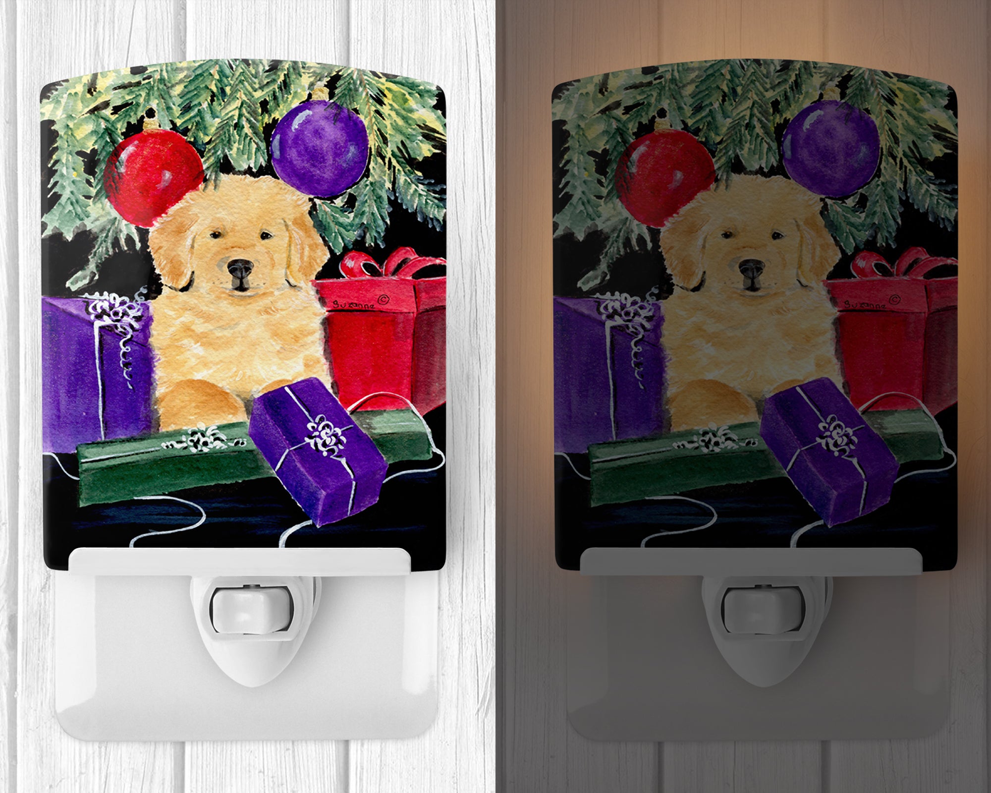 Golden Retriever Ceramic Night Light SS8581CNL - the-store.com