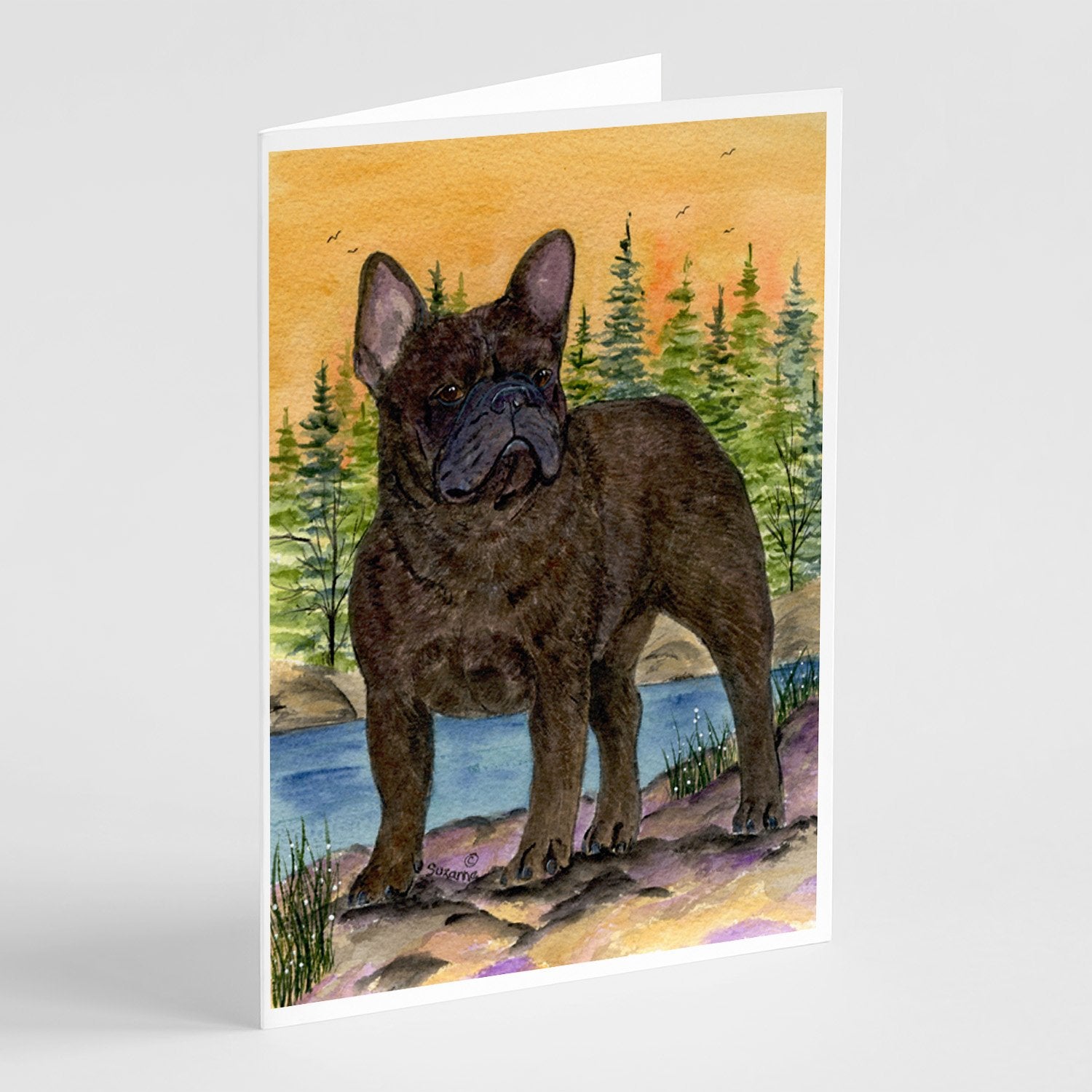 Buy this French Bulldog Greeting Cards and Envelopes Pack of 8