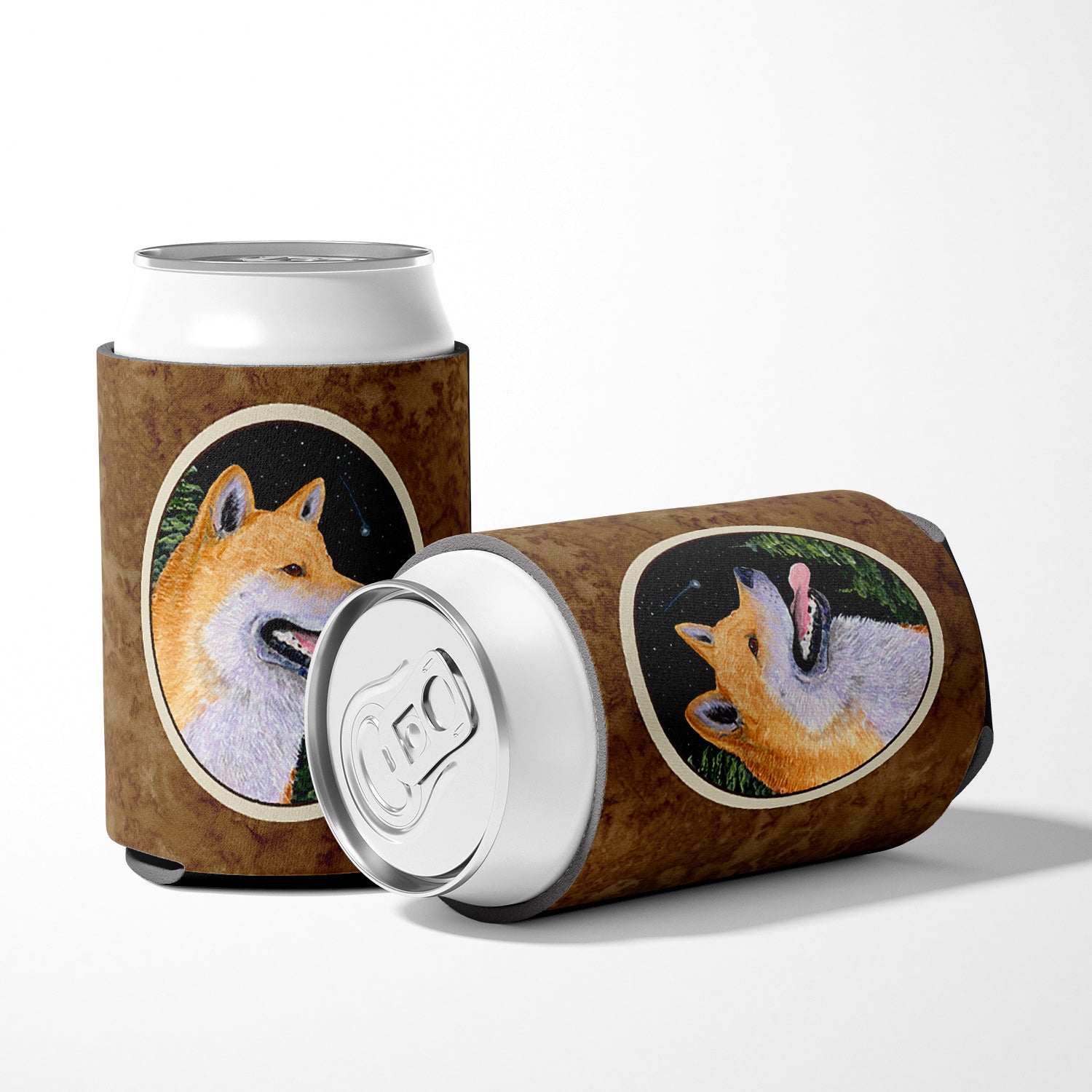 Shiba Inu Can or Bottle Beverage Insulator Hugger.