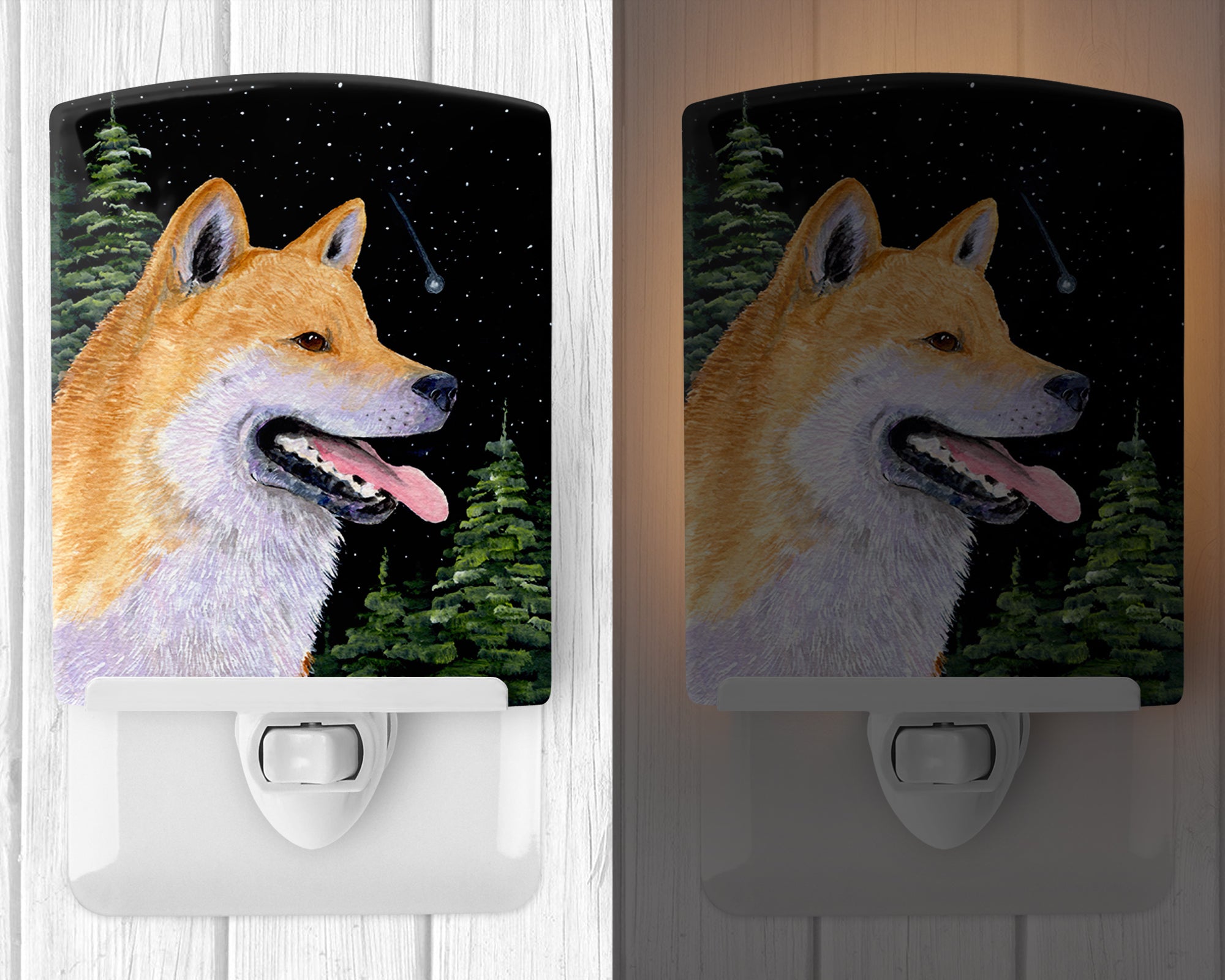 Shiba Inu Ceramic Night Light SS8598CNL - the-store.com